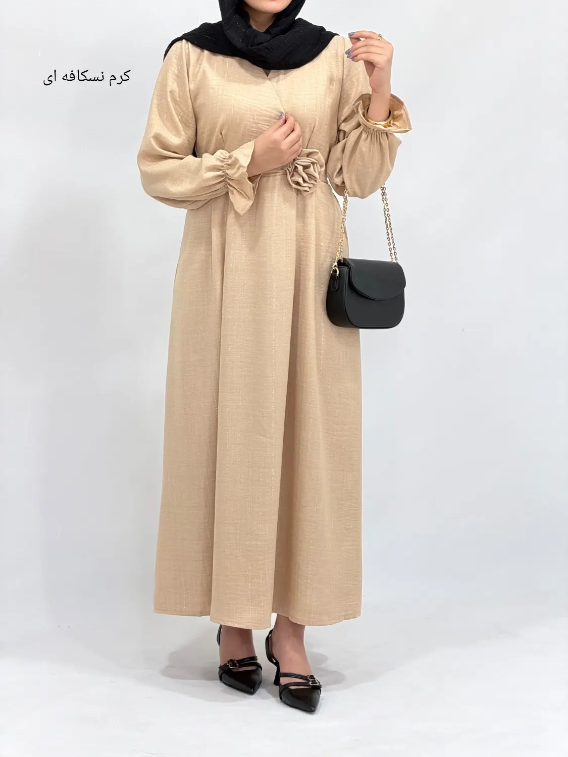 پیراهن بلند گل رز 1